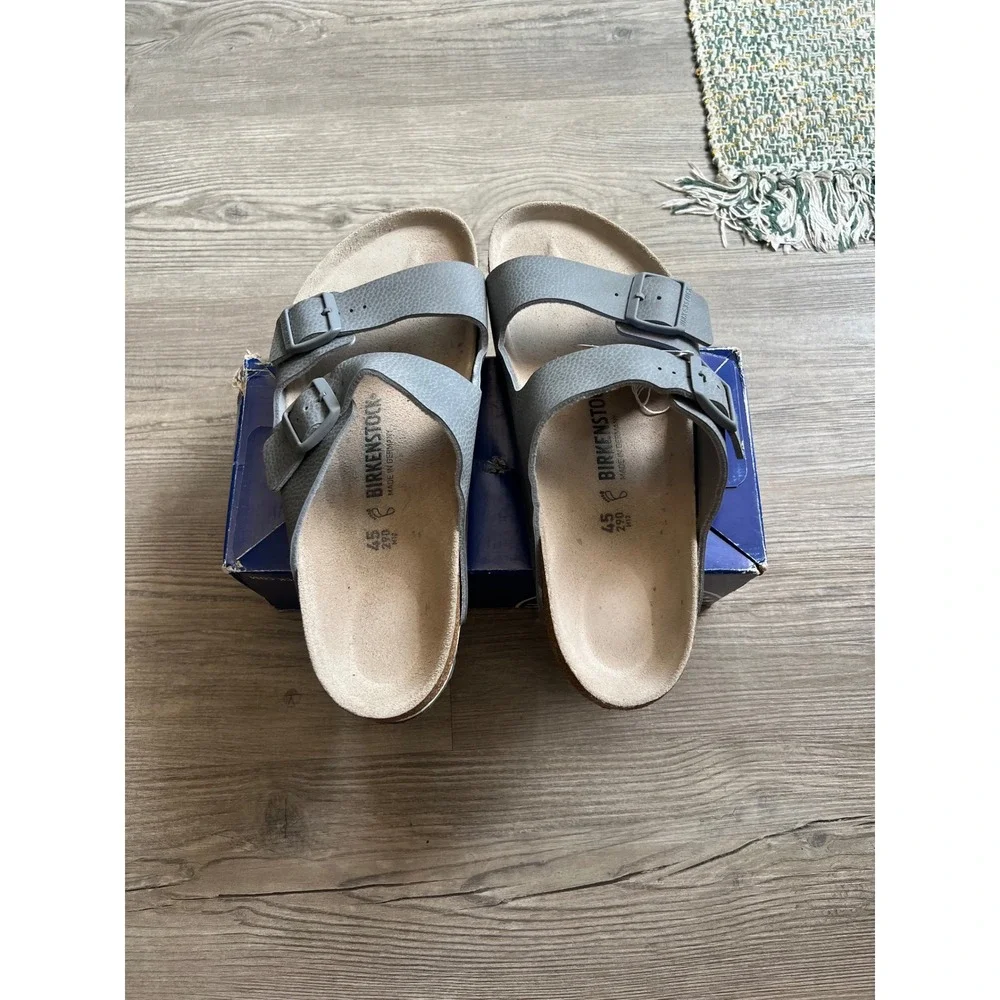 Birkenstock Men's Arizona Birko-Flor Desert Soil Gray 1015512 Size 12
